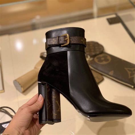 louis vuitton heeled boot|More.